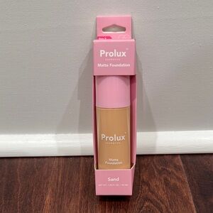 NEW Prolux Matte Foundation in Sand Face Makeup Concealer Skin